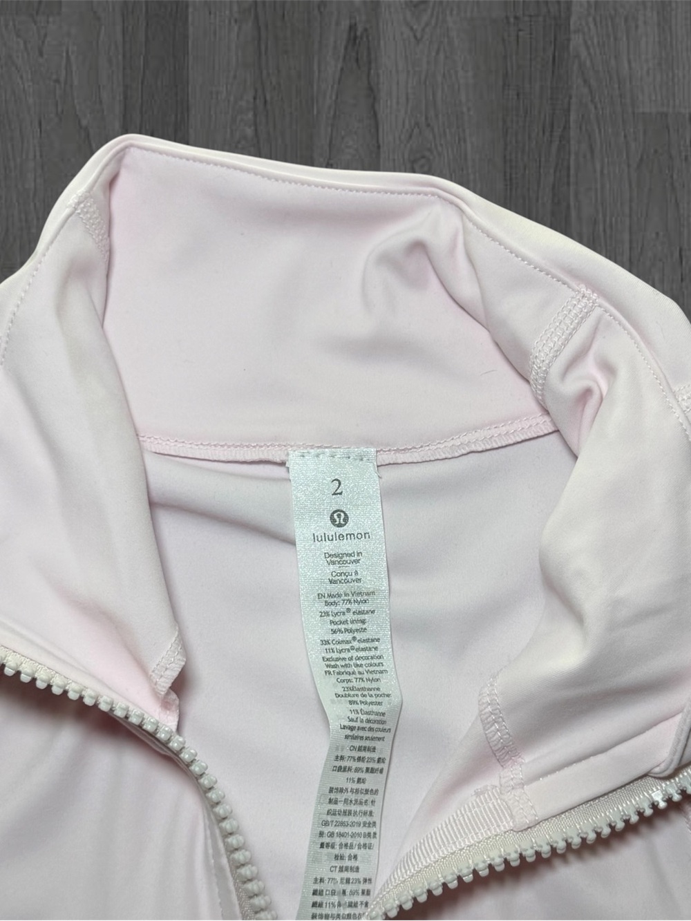 Lululemon Pink Define Jacket Nulu - Picture 4 of 4